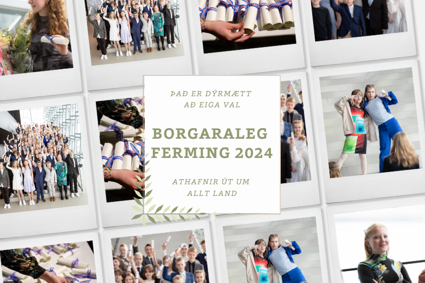 Skráning í borgaralega fermingu er komin á fullt!