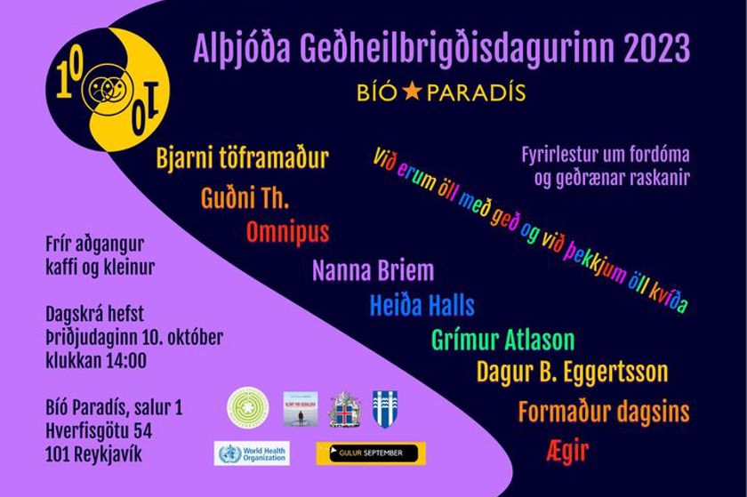 Alþjóðlegi geðheilbrigðisdagurinn er í dag 10. október