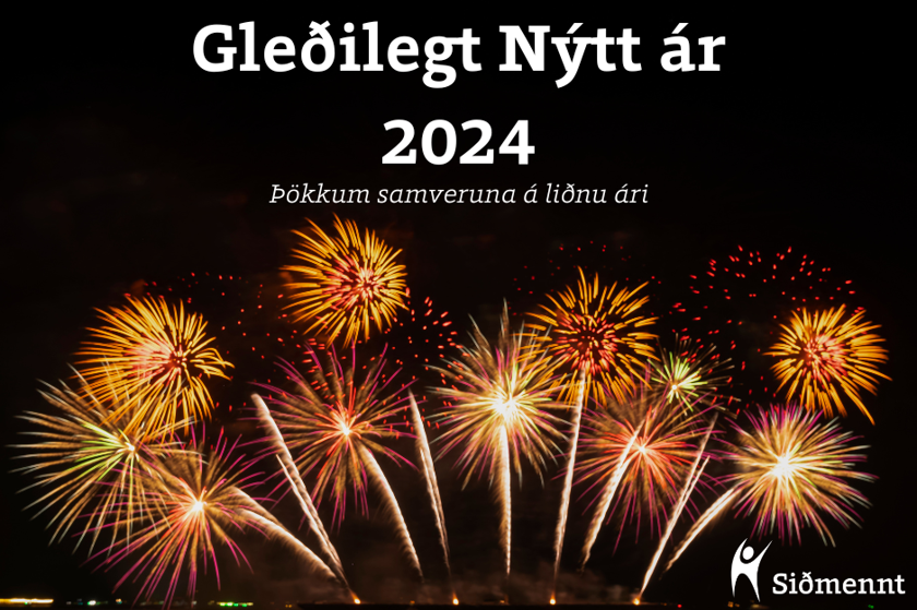 Gleðilegt nýtt ár 2024